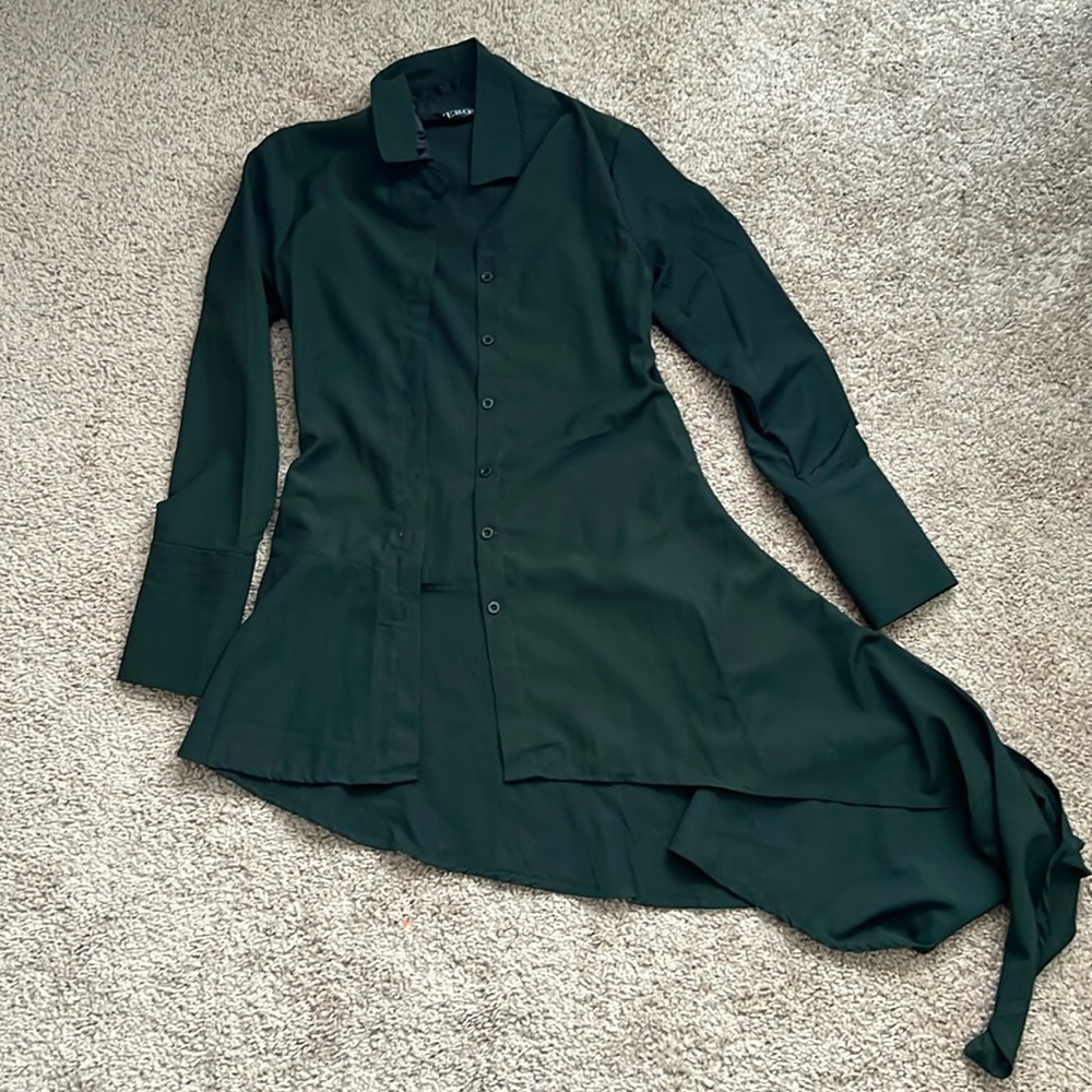 Long sleeves Forest Green Top